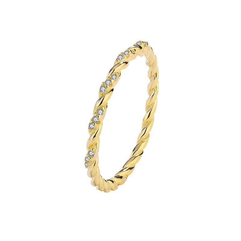 Twist Diamond Ring