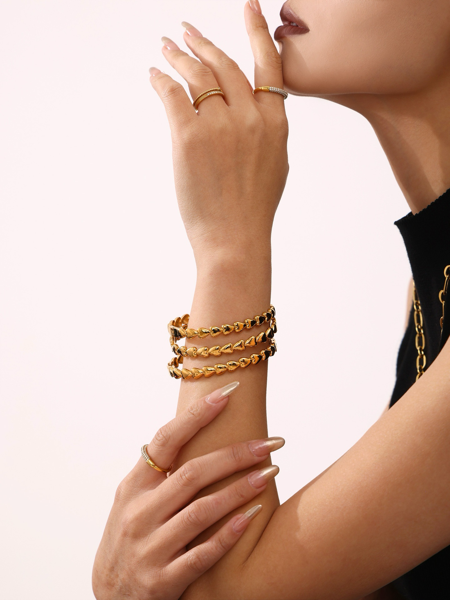 Heart Chain Bracelet