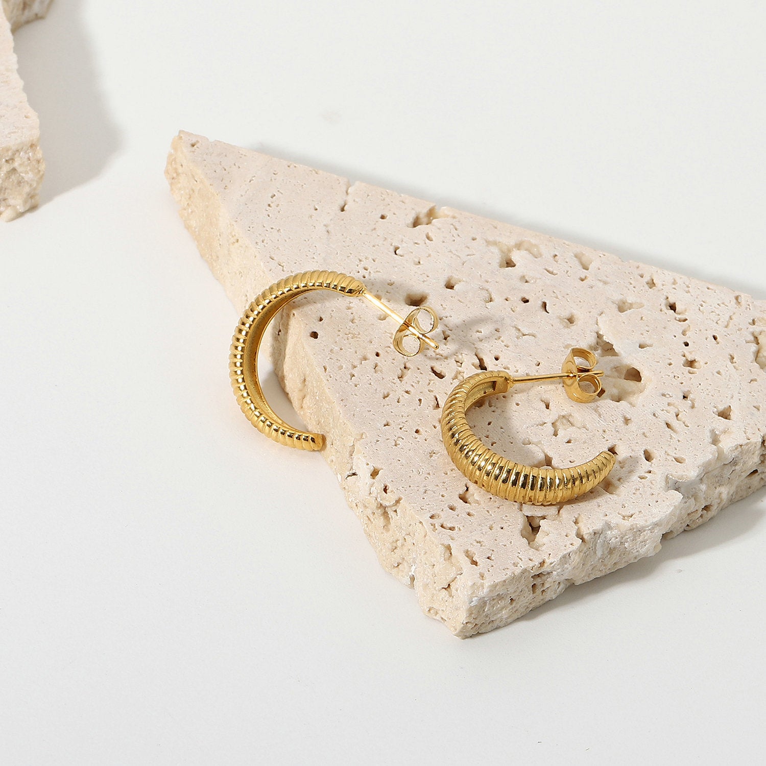 Croissant Hoop Earrings