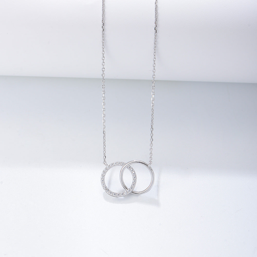 Mira Double Circle Necklace