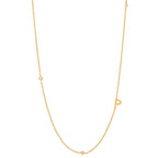 Initial Glow Necklace – Personalized Letter Pendant