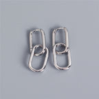 Oval Hoop Earrings