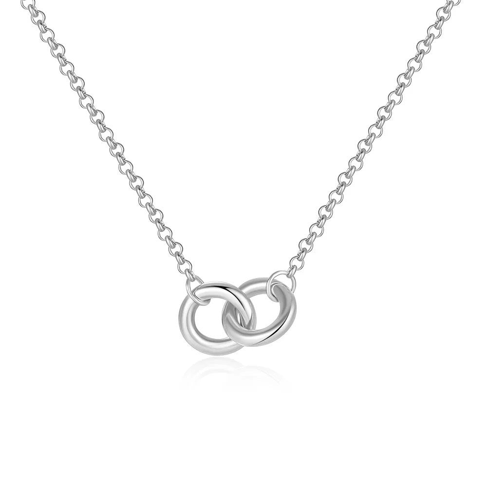 Aven Double Ring Necklace