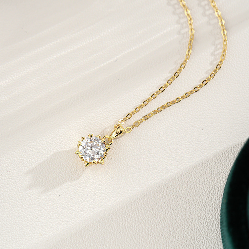 Moissanite Pendant Necklace