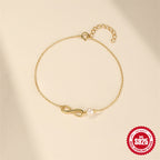 Camille Infinity Pearl Bracelet