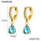 Birthstone Drop Earrings
