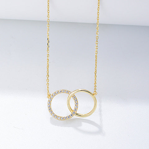 Ellen Double Circle Necklace