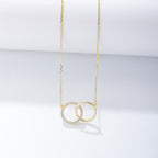 Mira Double Circle Necklace