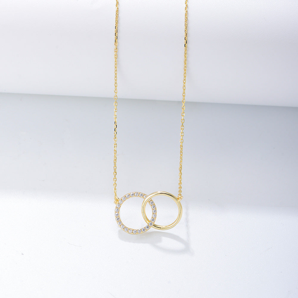 Ellen Double Circle Necklace