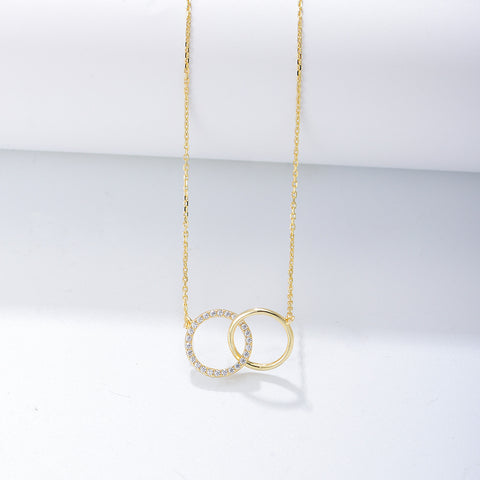 Ellen Double Circle Necklace