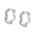 Crystal Hoop Earrings