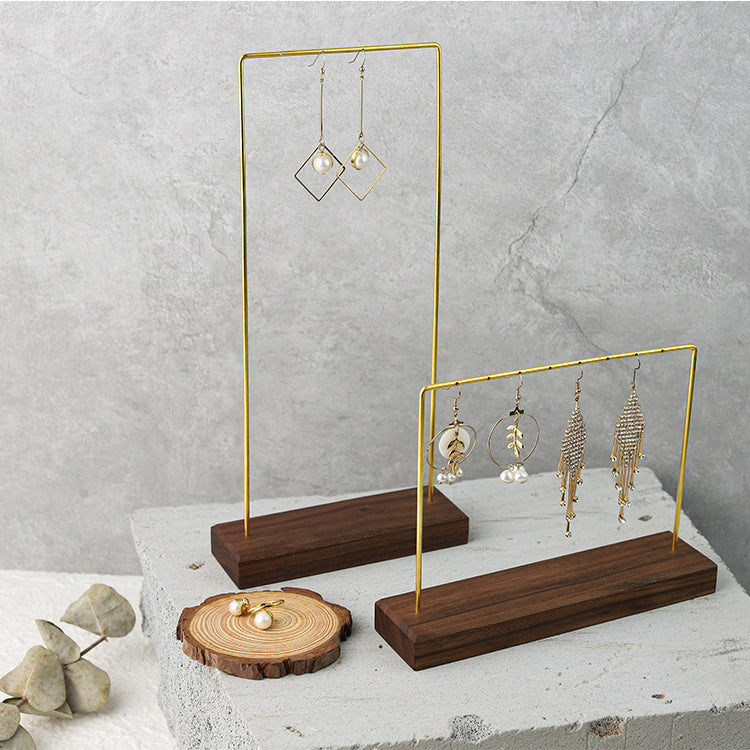 Valora Walnut Jewelry Display Stand
