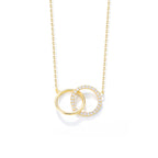 Mira Double Circle Necklace