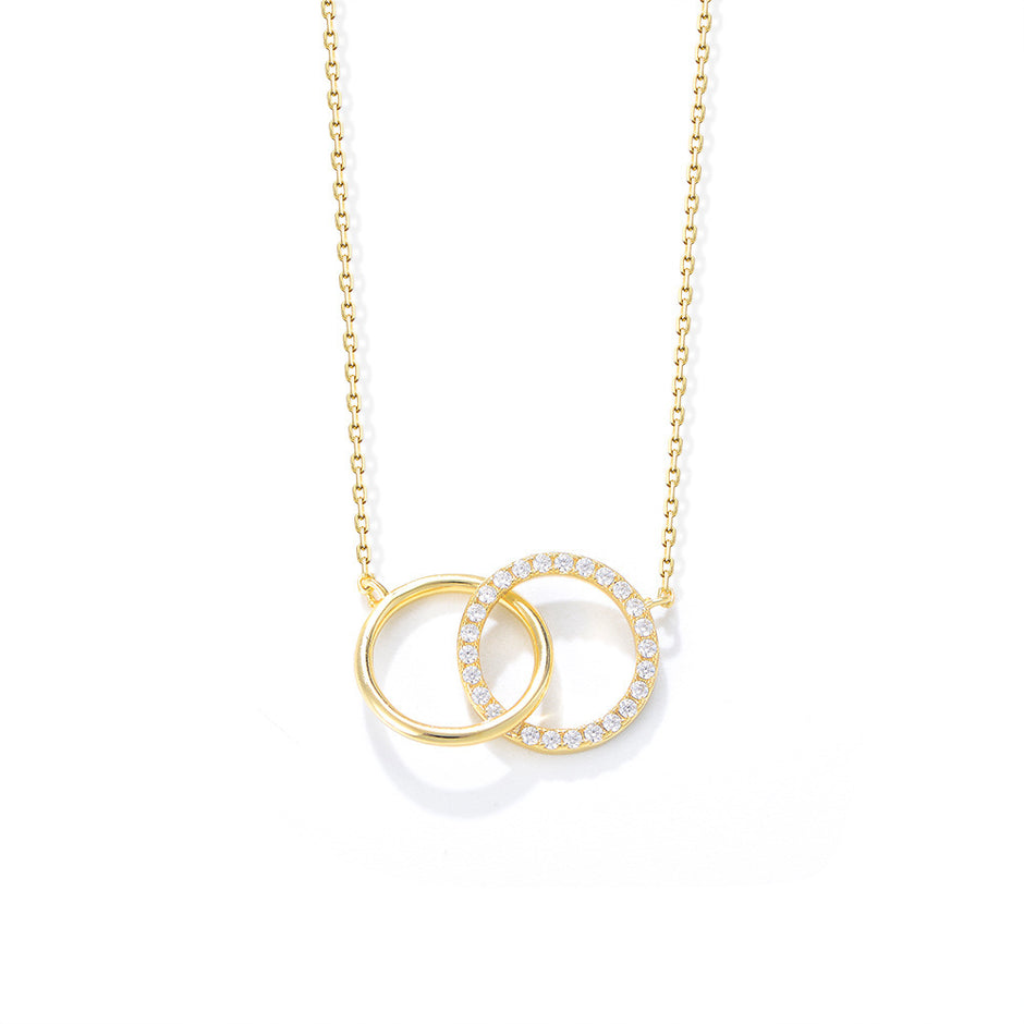 Ellen Double Circle Necklace