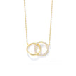 Ellen Double Circle Necklace