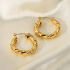 Twist Hoop Earrings