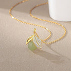 Jade Leaf Necklace