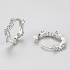 Crystal Hoop Earrings