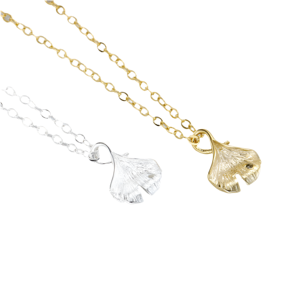 Ginkgo Leaf Necklace