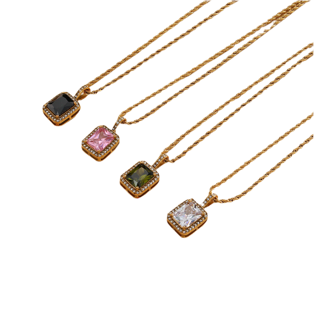 Stone Pendant Necklace