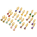 Birthstone Drop Earrings