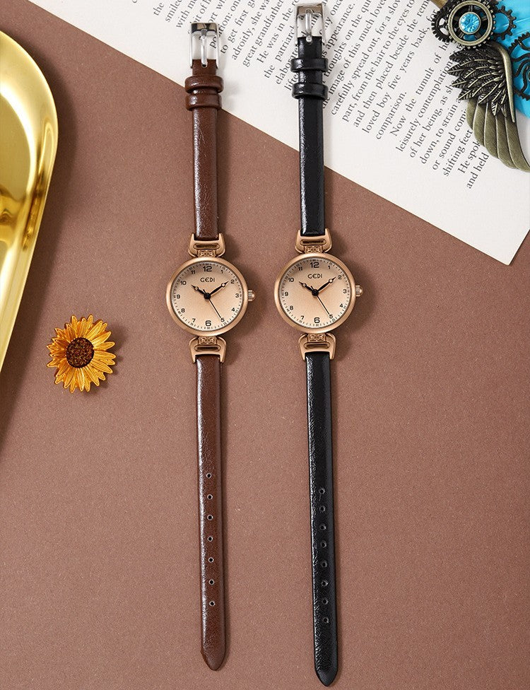 Amélie Vintage Gold Watch