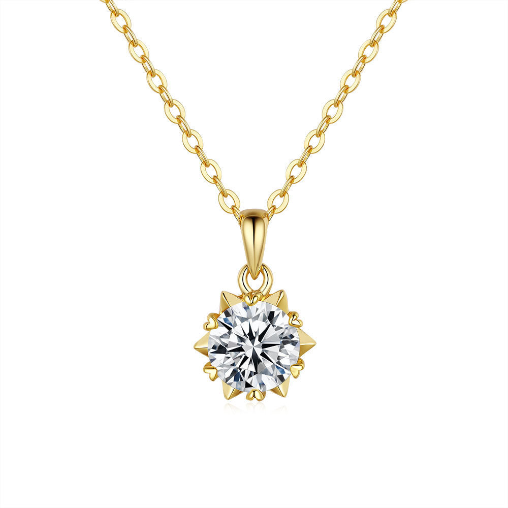 Moissanite Pendant Necklace