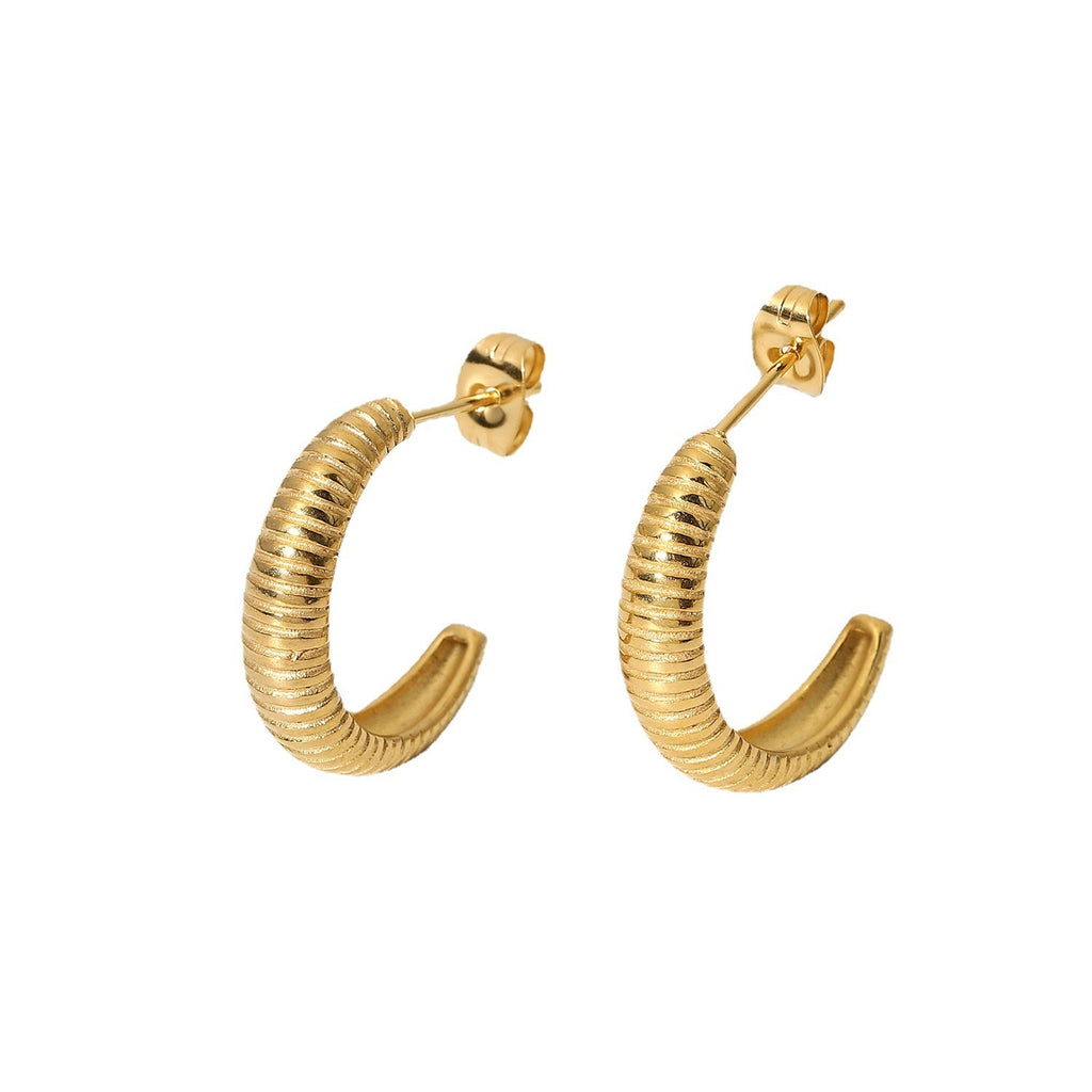 Croissant Hoop Earrings