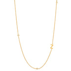 Initial Glow Necklace – Personalized Letter Pendant