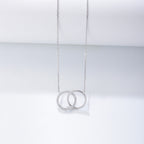 Mira Double Circle Necklace