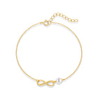 Camille Infinity Pearl Bracelet