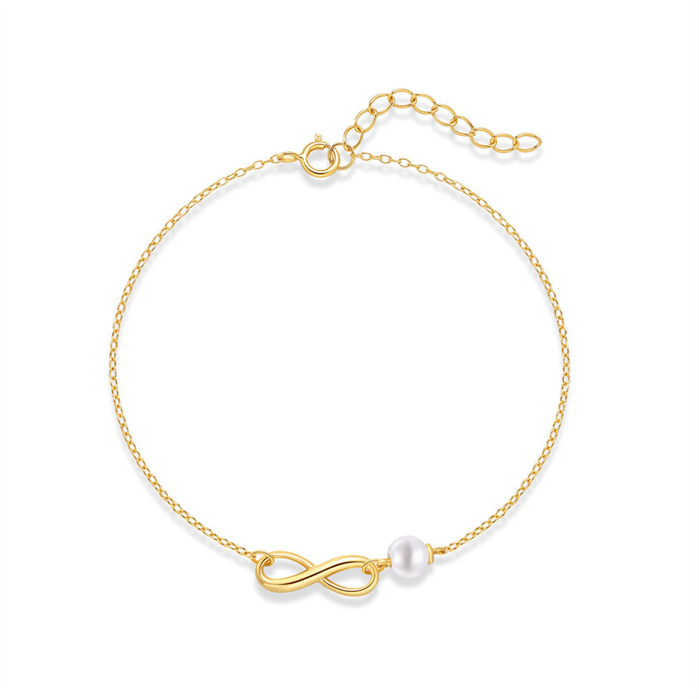 Camille Infinity Pearl Bracelet