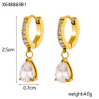 Birthstone Drop Earrings