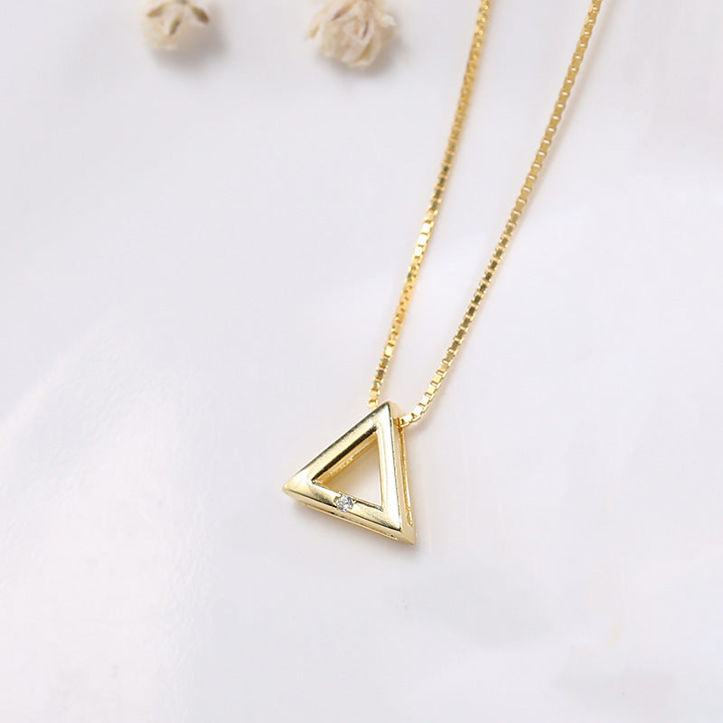 Lyra Triangle Necklace