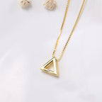 Lyra Triangle Necklace