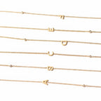 Initial Glow Necklace – Personalized Letter Pendant